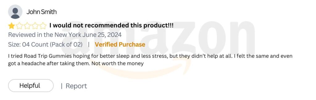 Road Trip Gummies Reviews real review amazon