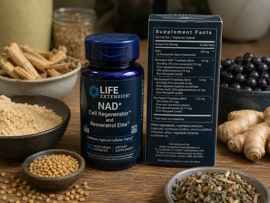Nad supplement ingredients