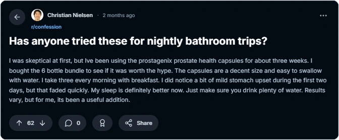 ProstaGenix user reviews