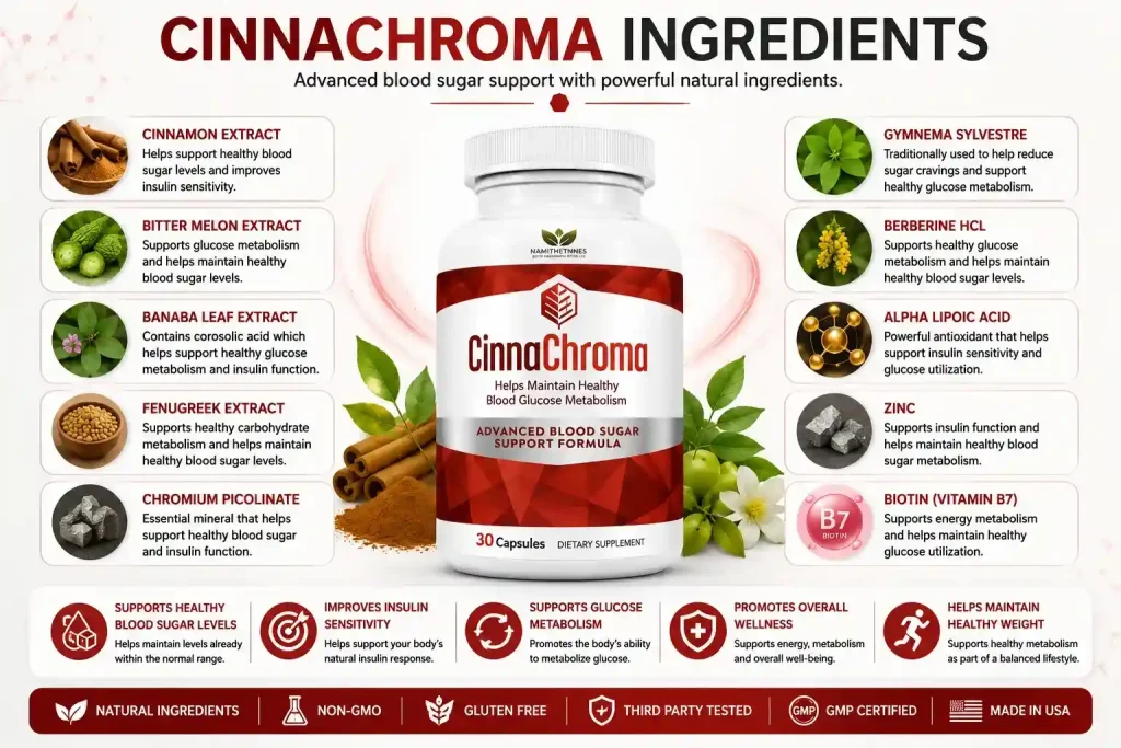 ingredients of CinnaChroma