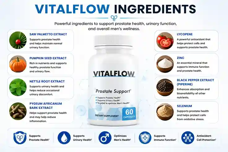 ingrediants of VitalFlow