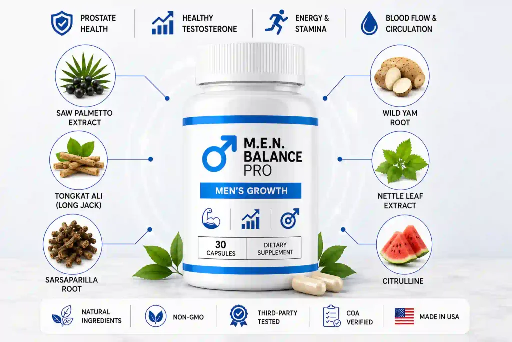 Men's Growth ingredients