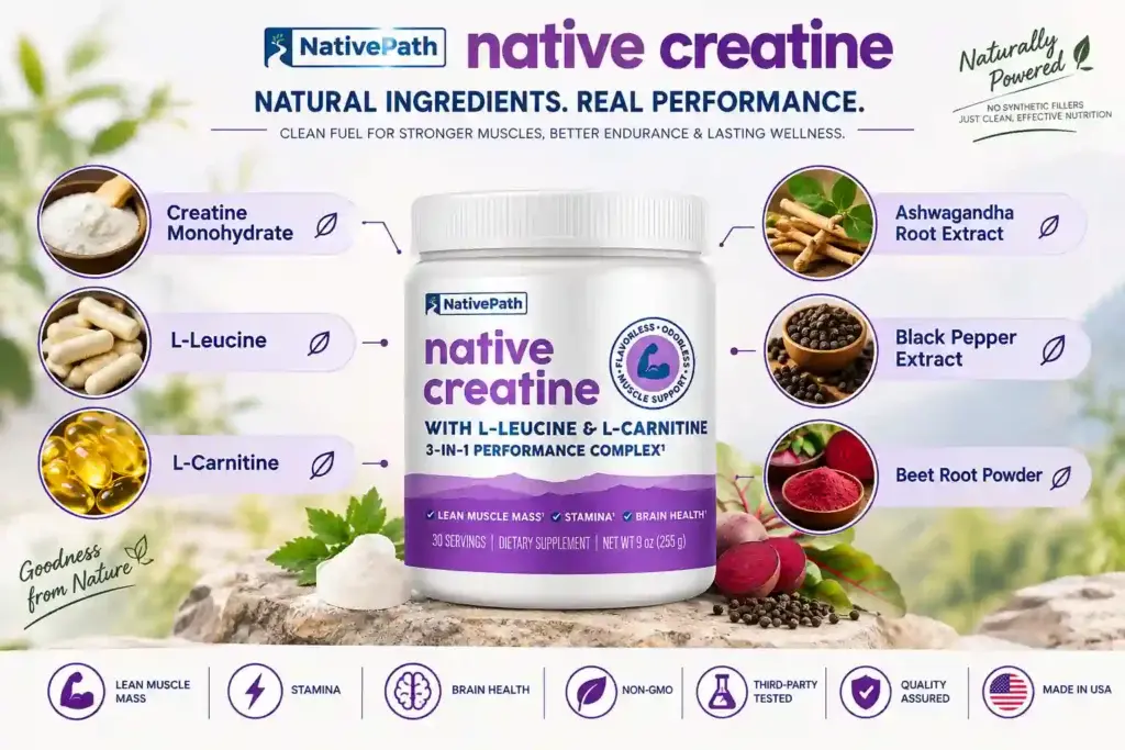 Native Creatine ingredients