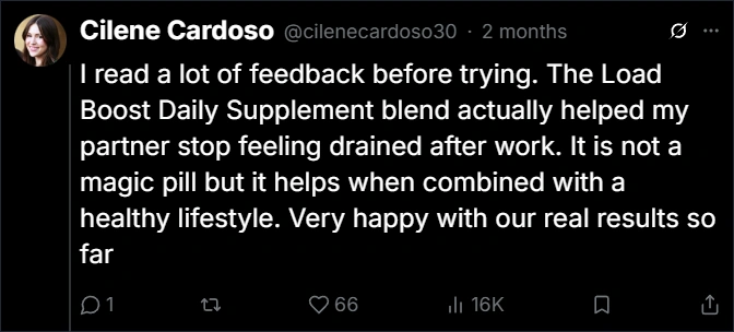 Load Boost capsules supplement