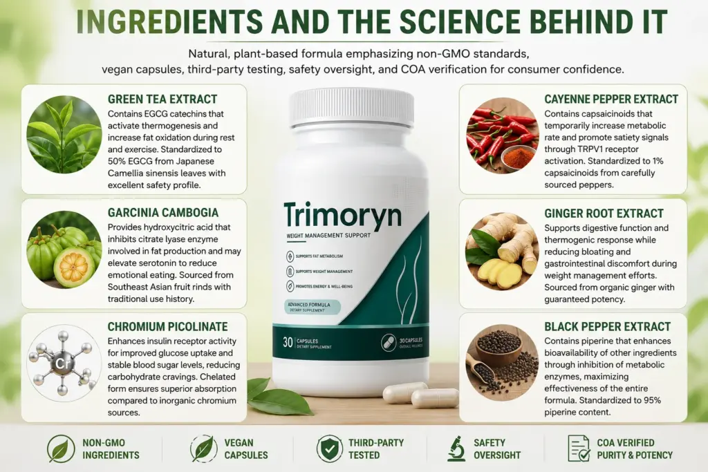 Trimoryn ingredient list