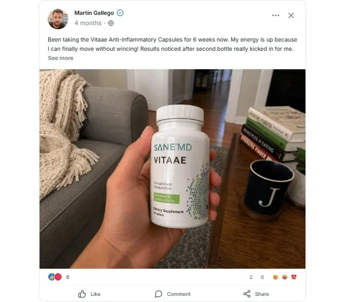 sanemd vitaae supplement 
