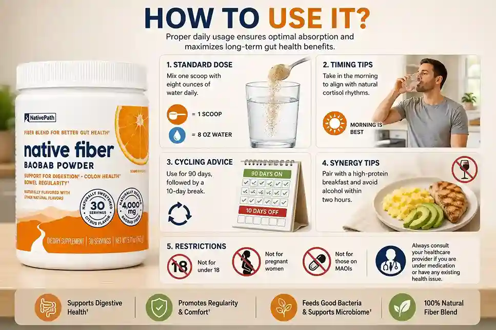 Baobab fiber supplement instructions