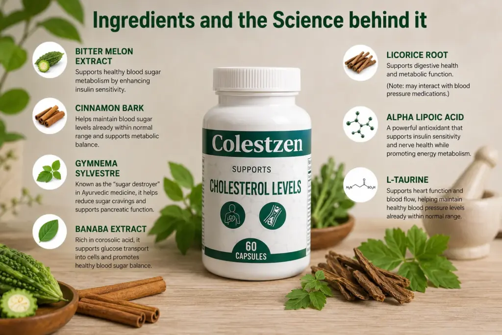 Cholesterol support formula
