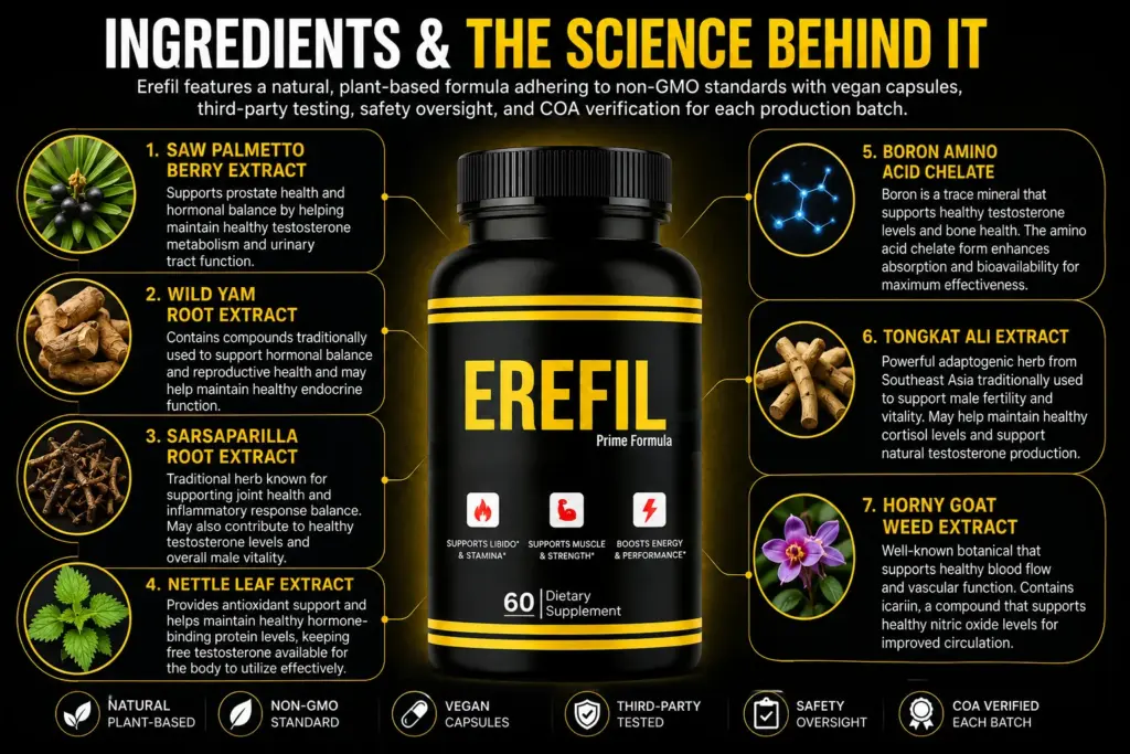 Erefil natural ingredients