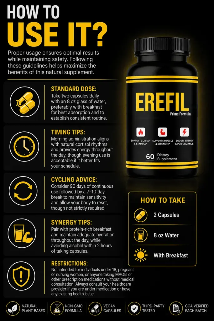 Erefil supplement usage