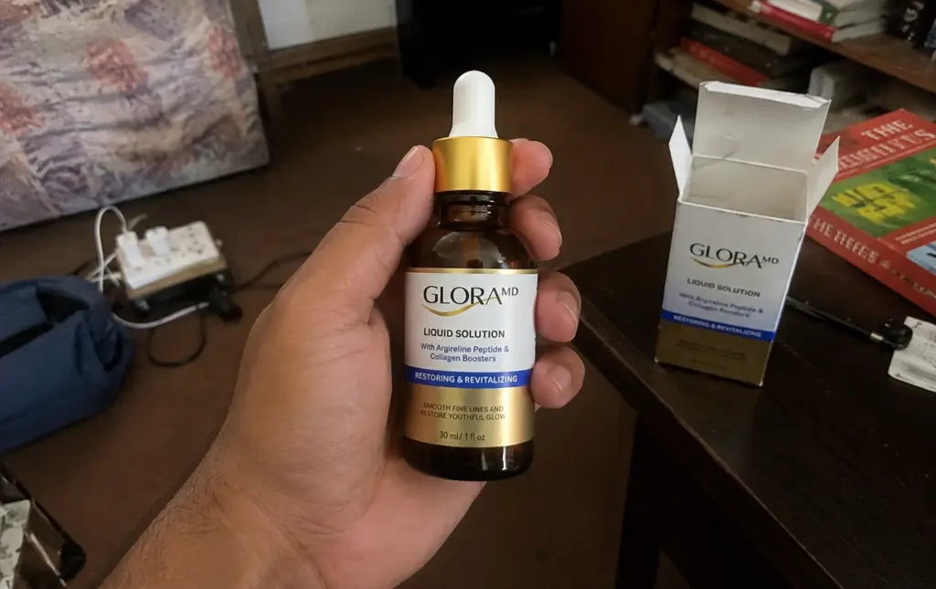 GloraMD Face Serum bottle