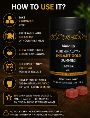 Himalla Shilajit Gummies Using Process
