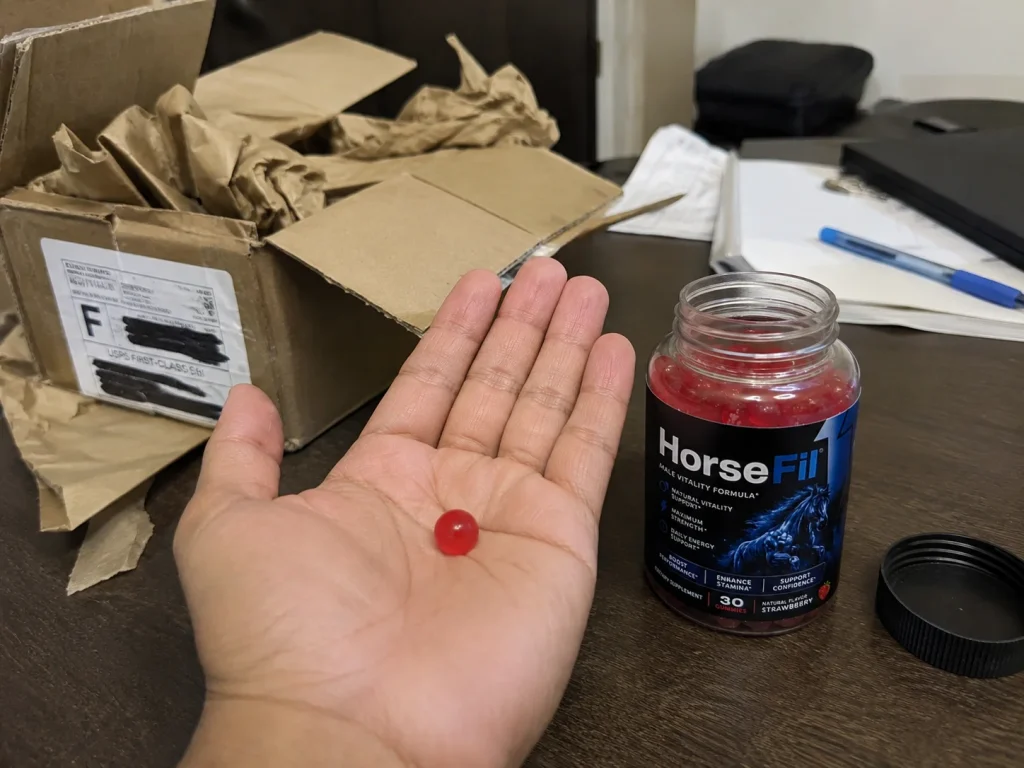 HorseFil gummy serving