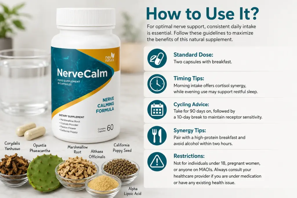 How to use NerveCalm capsules