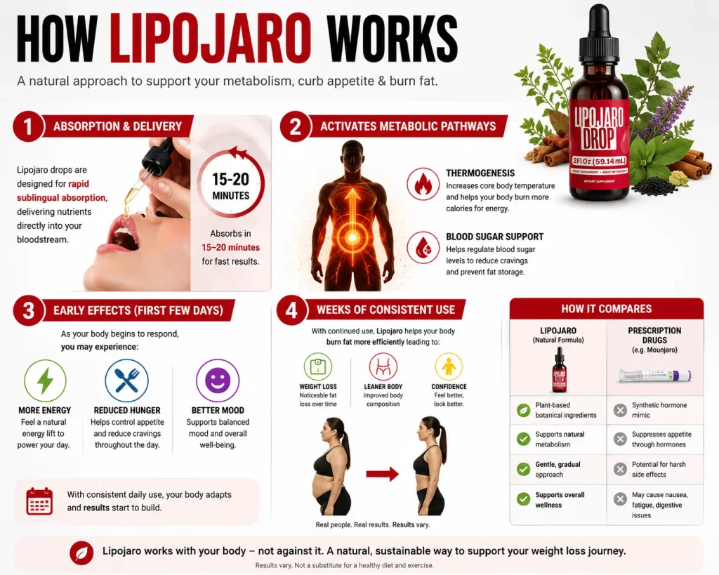 LipoJaro fat burning process