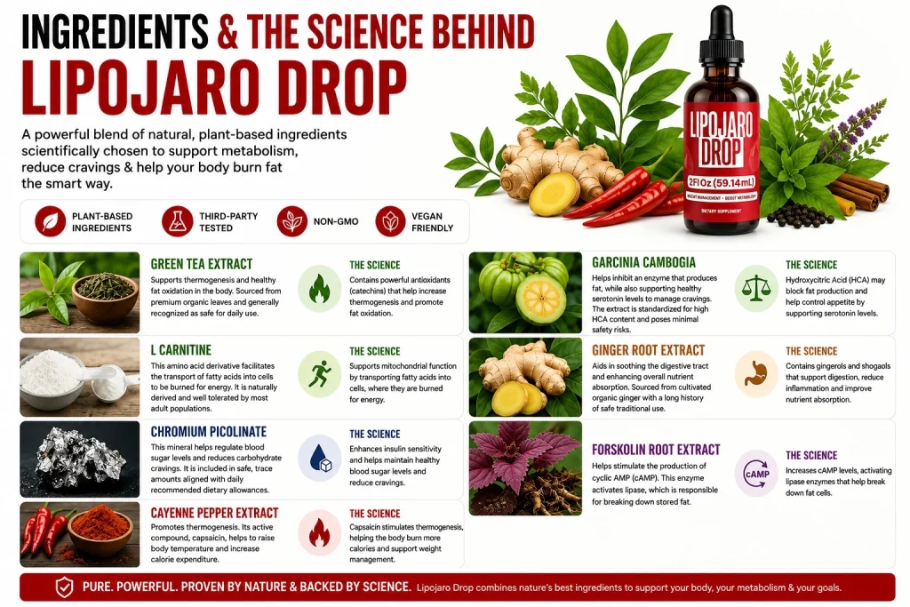 LipoJaro ingredient list