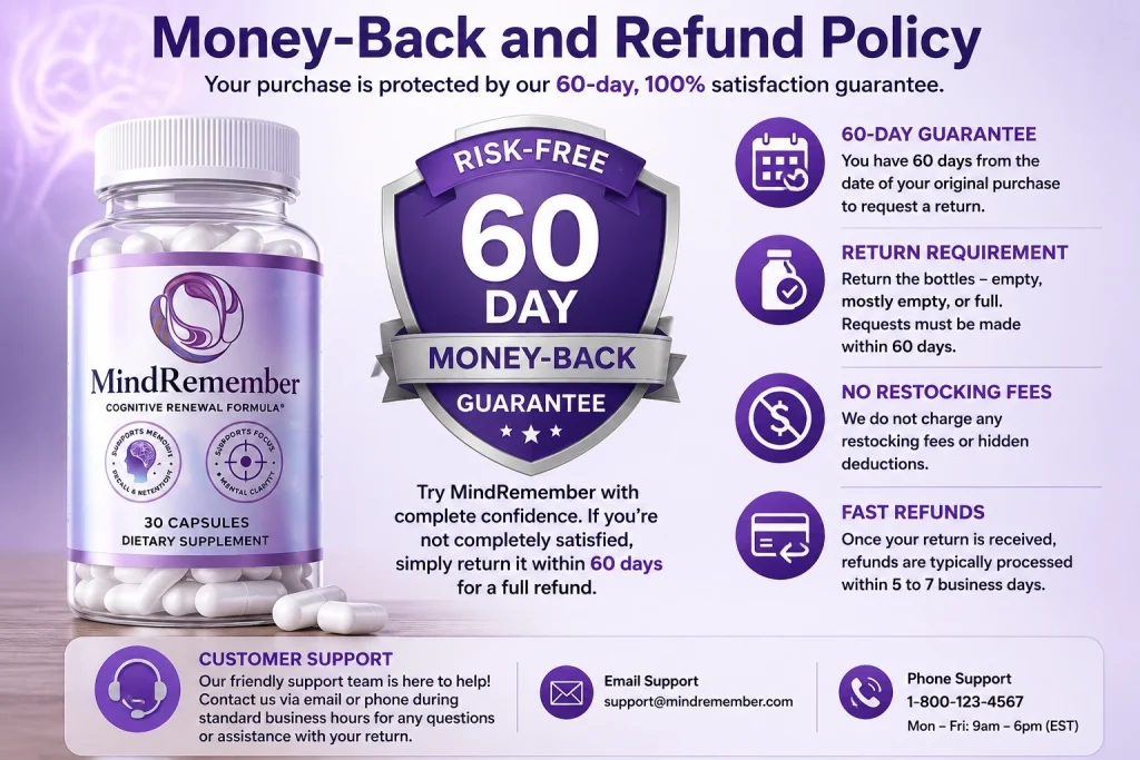 Mind Remember refund policy