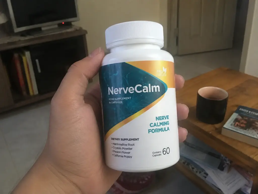 NerveCalm bottle in hand review