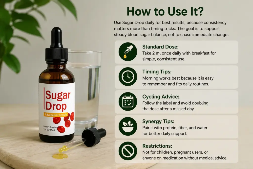 Sugar Drop dosage guide