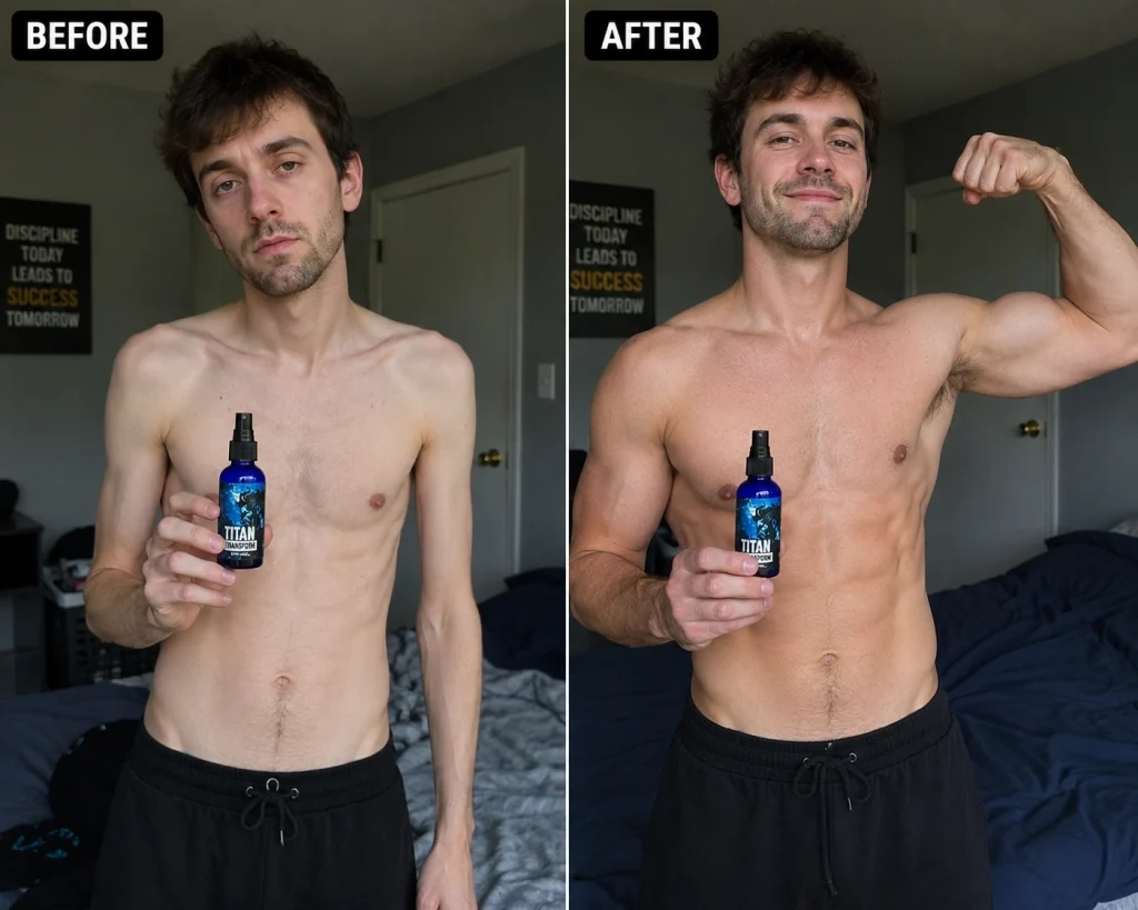 Titan Before and After Use