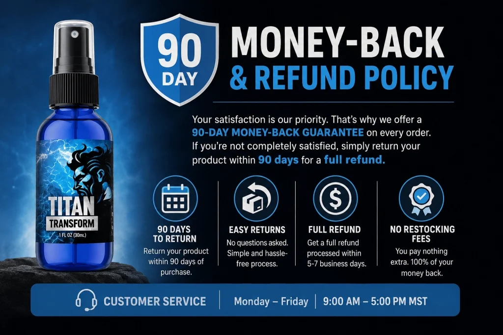 Titan Transform Refund Policy