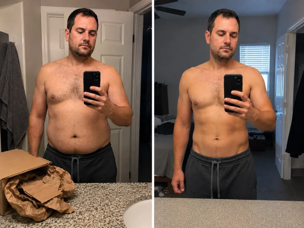 Weight loss progress