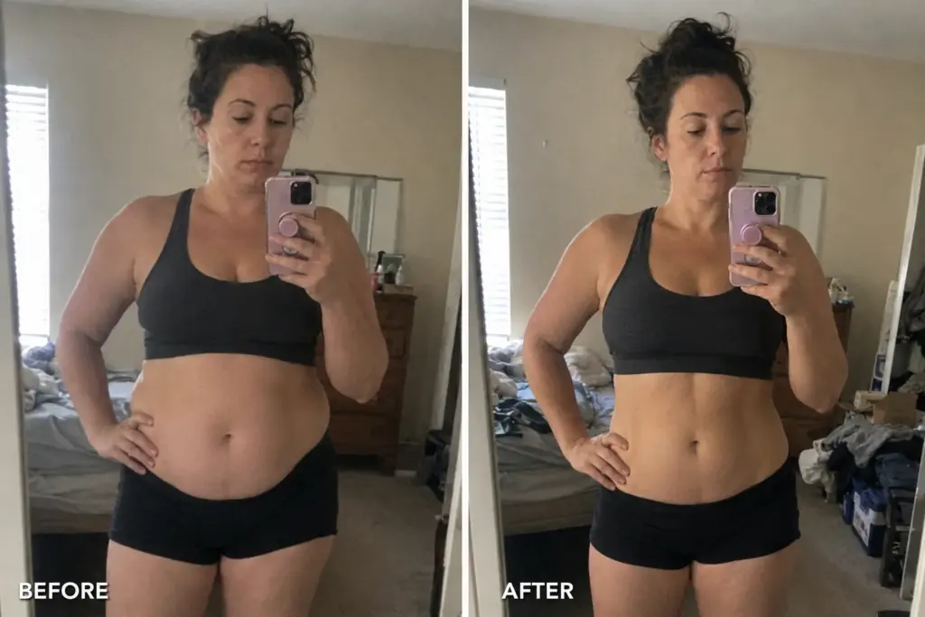 Weight loss transformation