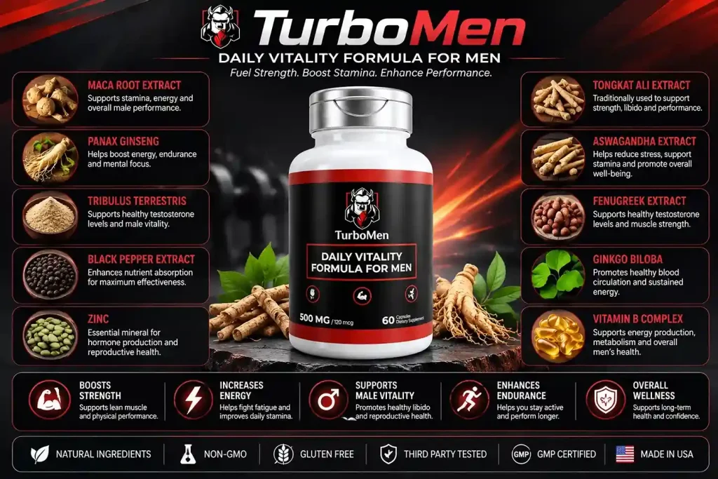 ingredients of TurboMan