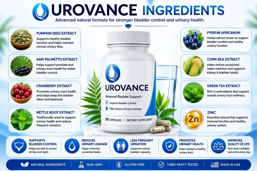 ingredients of Urovance
