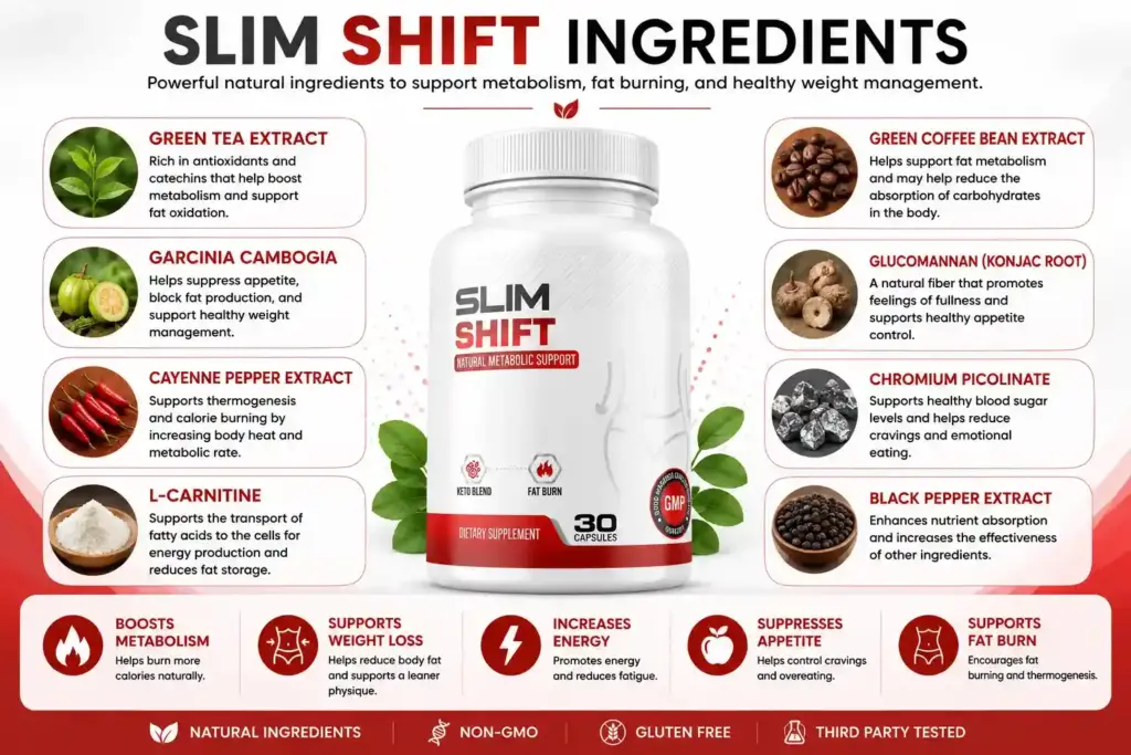 ingredients of slim shift
