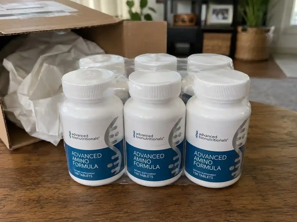 Advanced Amino Formula packages