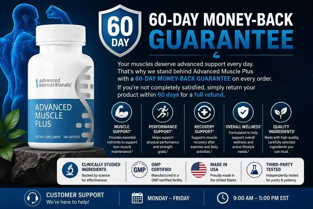 Advanced Muscle Plus refund