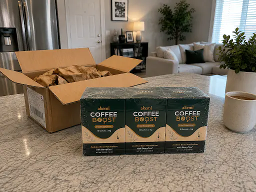 Akemi Coffee Boost packages