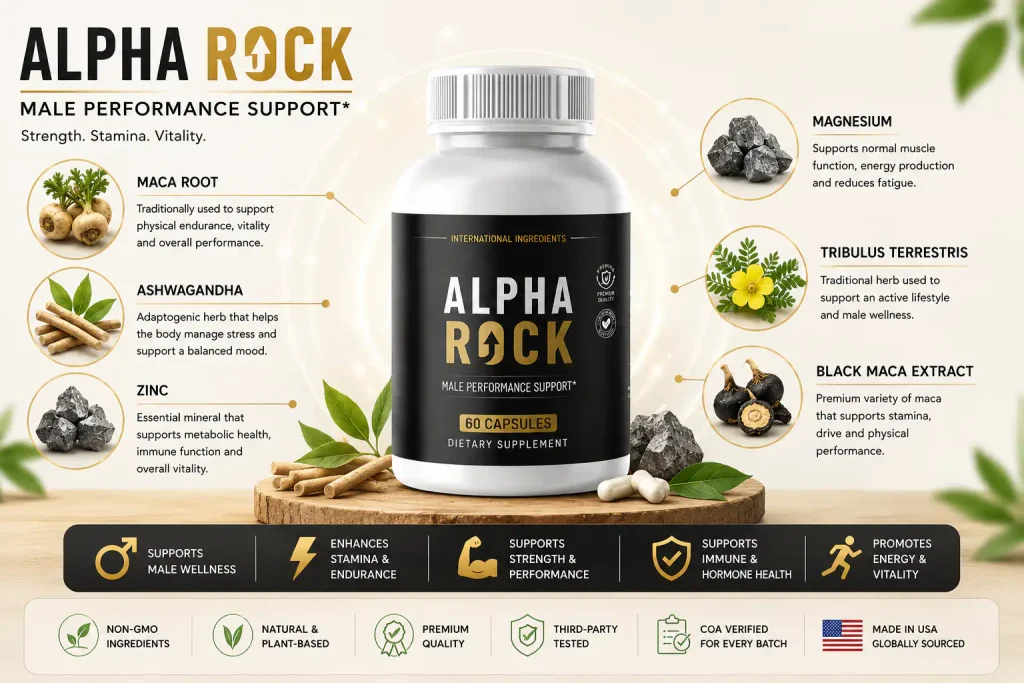 Alpha rock ingredients
