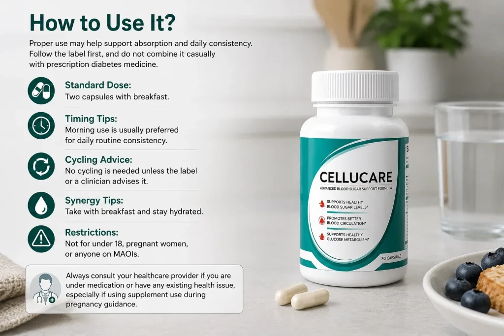 Cellucare usage guide