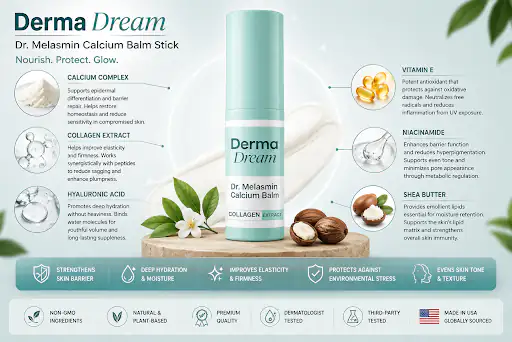 Dr Melasmin Calcium Stick ingredients