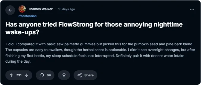 Flowstrong reddit review