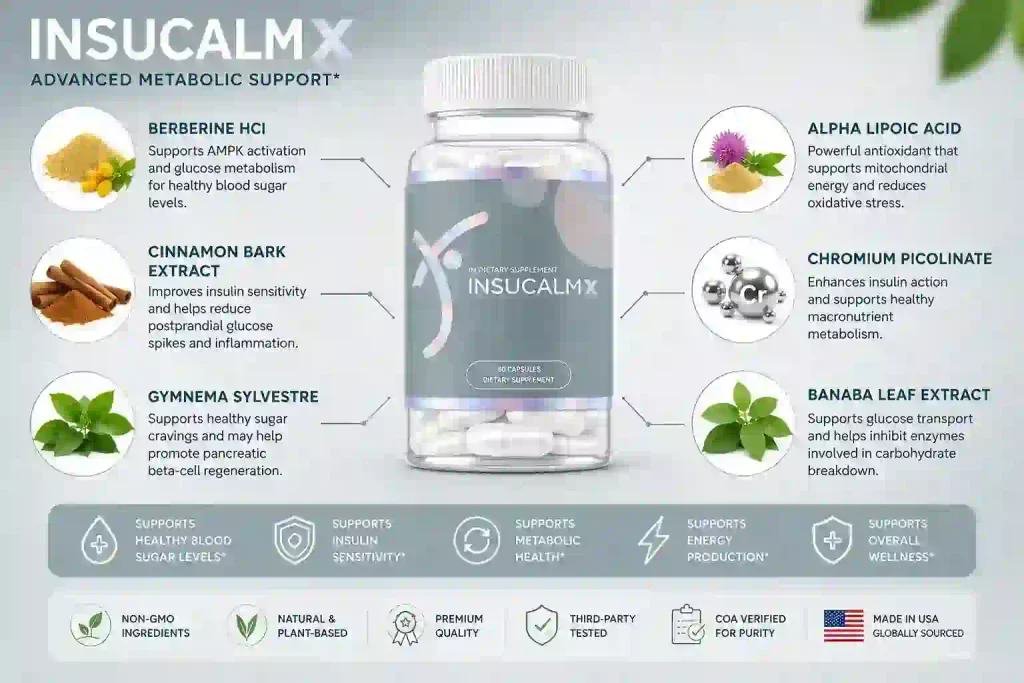 InsuCalmX Ingredients