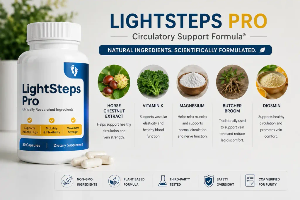 Lightsteps Pro reviews ingridents