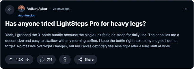 Lightsteps Pro reviews