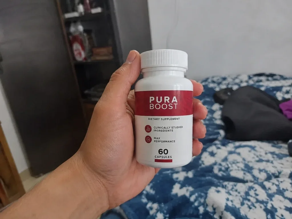 Male vitality supplement bottle