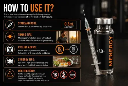 Menergy dosage guide