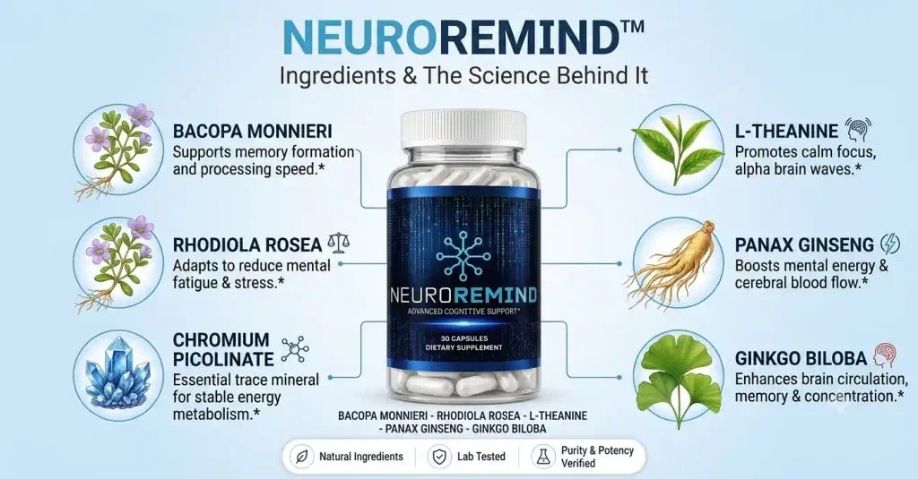 NeuroRemind Ingredients