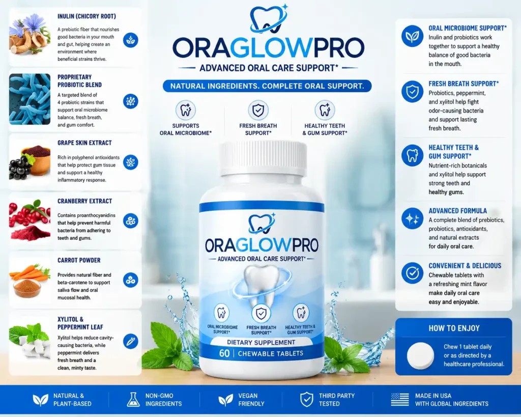 OraGlowPro Reviews ingredients
