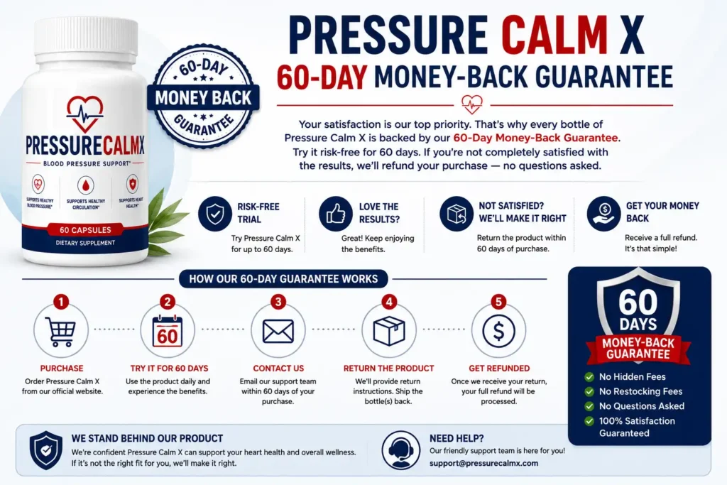Pressure Calm X Refund Policy