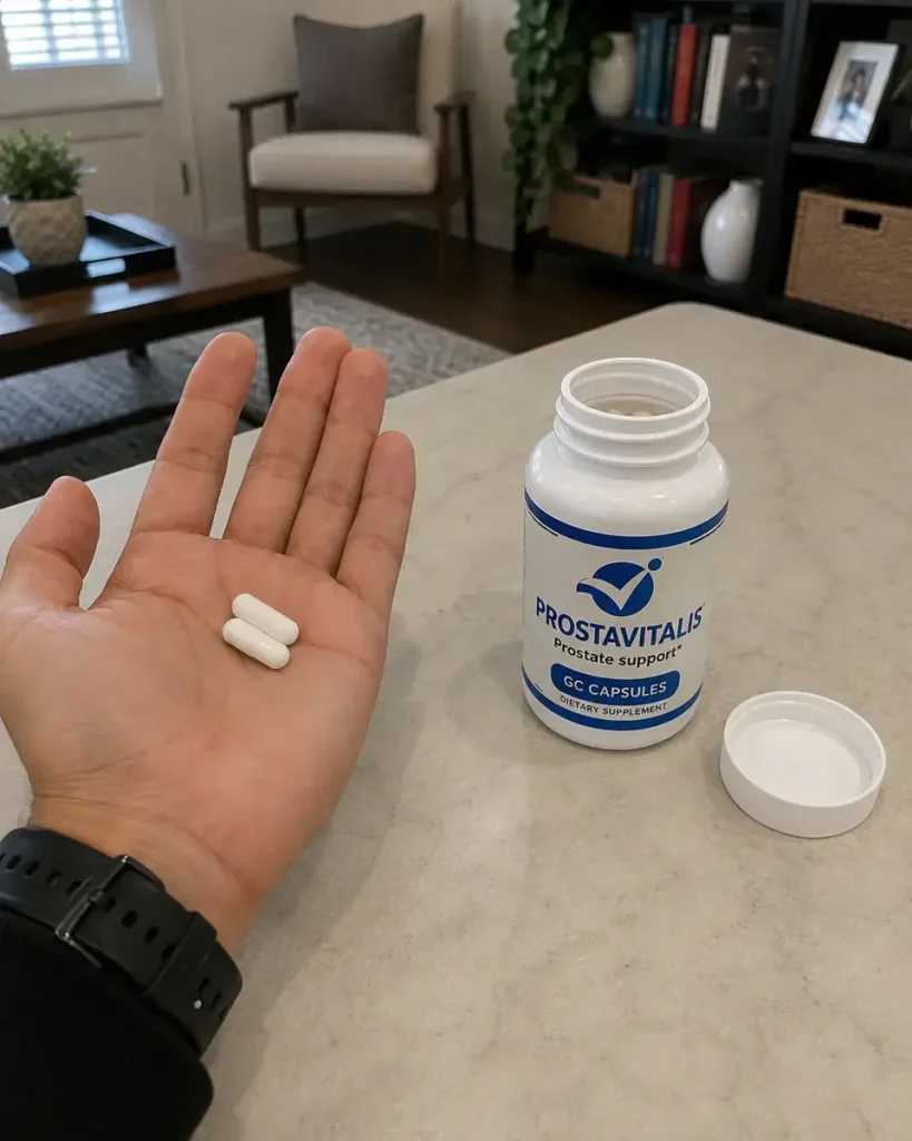 ProstaVitalis hand capsules review image