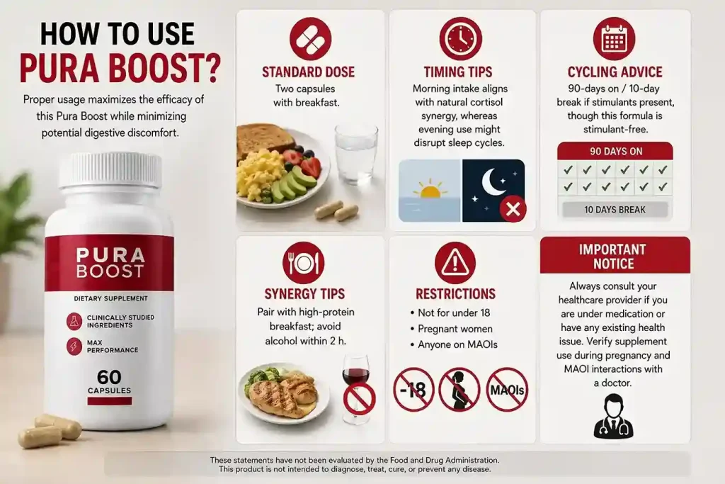 Pura Boost dosage guide