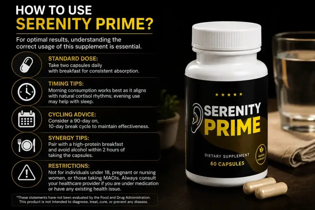 Serenity Prime dosage guide