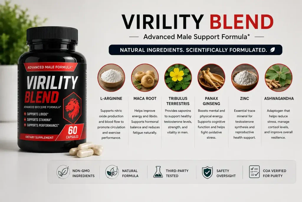 Virility Blend ingredients