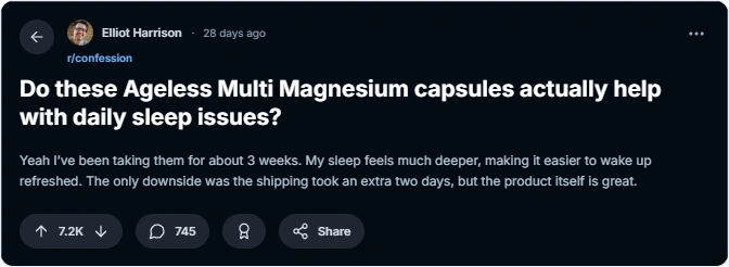 Ageless Magnesium